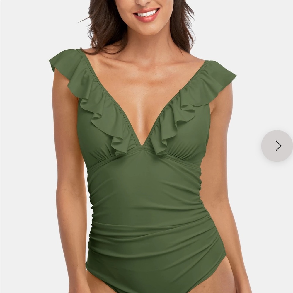 XL olive green swimsuit